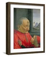 An Old Man and a Boy, 1480s-Domenico Ghirlandaio-Framed Giclee Print