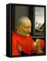 An Old Man and His Grandson-Domenico Ghirlandaio-Framed Stretched Canvas