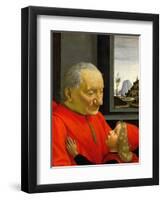 An Old Man and His Grandson-Domenico Ghirlandaio-Framed Giclee Print