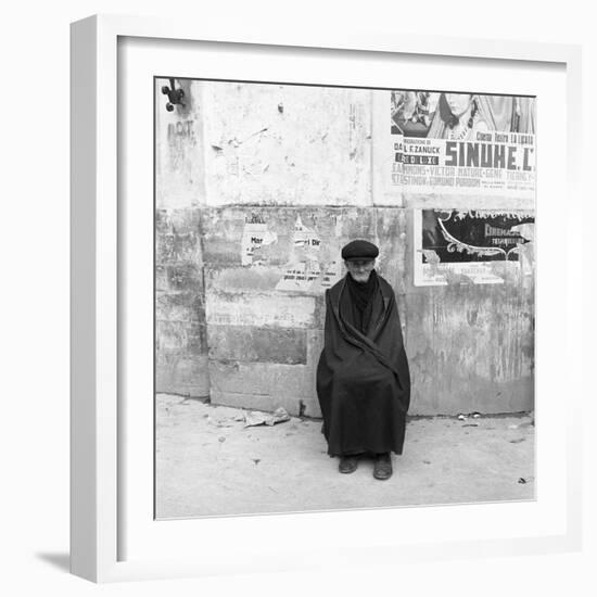 An Old Man from Sicily-Mario de Biasi-Framed Giclee Print
