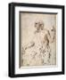 An Old Man Gesticulating-Albrecht Dürer-Framed Premium Giclee Print