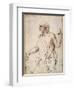 An Old Man Gesticulating-Albrecht Dürer-Framed Premium Giclee Print