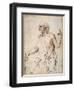 An Old Man Gesticulating-Albrecht Dürer-Framed Giclee Print