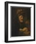 An Old Man in a Fur Cap, 1650-60-Karel van der Pluym-Framed Giclee Print