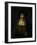 An Old Man in Fanciful Costume-Rembrandt van Rijn-Framed Giclee Print