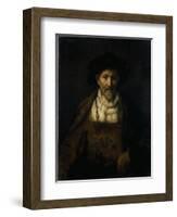 An Old Man in Fanciful Costume-Rembrandt van Rijn-Framed Giclee Print