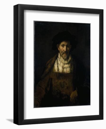 An Old Man in Fanciful Costume-Rembrandt van Rijn-Framed Giclee Print