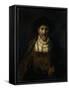 An Old Man in Fanciful Costume-Rembrandt van Rijn-Framed Stretched Canvas