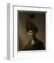 An Old Man in Military Costume-Rembrandt van Rijn-Framed Art Print