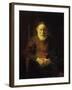 An Old Man in Red-Rembrandt van Rijn-Framed Giclee Print