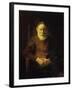 An Old Man in Red-Rembrandt van Rijn-Framed Giclee Print