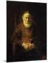 An Old Man in Red-Rembrandt van Rijn-Mounted Giclee Print