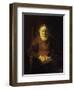 An Old Man in Red-Rembrandt van Rijn-Framed Giclee Print