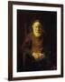 An Old Man in Red-Rembrandt van Rijn-Framed Giclee Print