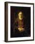 An Old Man in Red-Rembrandt van Rijn-Framed Giclee Print