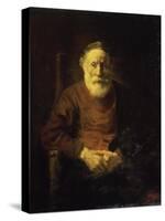 An Old Man in Red-Rembrandt van Rijn-Stretched Canvas