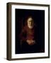 An Old Man in Red-Rembrandt van Rijn-Framed Giclee Print