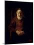 An Old Man in Red-Rembrandt van Rijn-Mounted Giclee Print