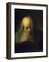 An Old Man Reading a Book by Rembrandt-Rembrandt Harmensz. van Rijn-Framed Giclee Print