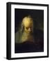 An Old Man Reading a Book by Rembrandt-Rembrandt Harmensz. van Rijn-Framed Giclee Print