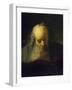 An Old Man Reading a Book by Rembrandt-Rembrandt Harmensz. van Rijn-Framed Giclee Print