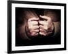 An Old Man's Hands-Clive Nolan-Framed Photographic Print