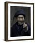 An Old Man Smoking Pipe, China-Ryan Ross-Framed Photographic Print