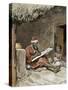 An Old Man Teach to Write a Child, French Sudan, 1893-Prisma Archivo-Stretched Canvas