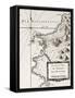 An Old Map Of Trapani And Surrounding Territories-marzolino-Framed Stretched Canvas