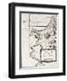 An Old Map Of Trapani And Surrounding Territories-marzolino-Framed Art Print