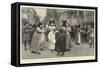 An Old May-Day Custom, the Milkmaid's Dance-Charles Green-Framed Stretched Canvas