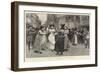 An Old May-Day Custom, the Milkmaid's Dance-Charles Green-Framed Giclee Print