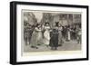An Old May-Day Custom, the Milkmaid's Dance-Charles Green-Framed Giclee Print