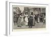 An Old May-Day Custom, the Milkmaid's Dance-Charles Green-Framed Giclee Print