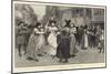 An Old May-Day Custom, the Milkmaid's Dance-Charles Green-Mounted Giclee Print