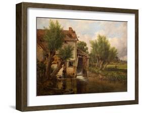 An Old Mill Near Worcester, 1880-Benjamin Williams Leader-Framed Giclee Print