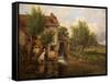 An Old Mill Near Worcester, 1880-Benjamin Williams Leader-Framed Stretched Canvas