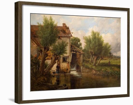 An Old Mill Near Worcester, 1880-Benjamin Williams Leader-Framed Giclee Print