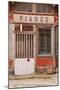 An Old Piano Store in the City of Dijon, Burgundy, France, Europe-Julian Elliott-Mounted Photographic Print