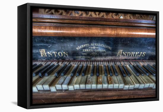 An Old Piano-Nathan Wright-Framed Stretched Canvas