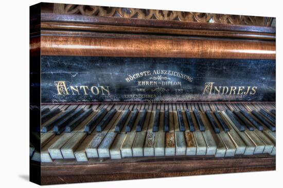 An Old Piano-Nathan Wright-Stretched Canvas