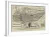 An Old Plan of Norwich-null-Framed Giclee Print