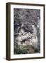 An Old Religious Building Built into the Side of a Cliff in the Sagarmatha National Park-John Woodworth-Framed Photographic Print