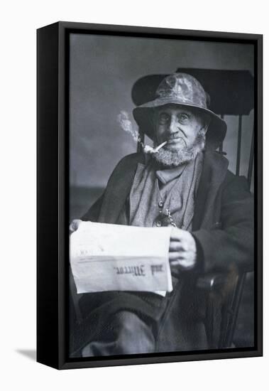 An Old Salt-American Photographer-Framed Stretched Canvas