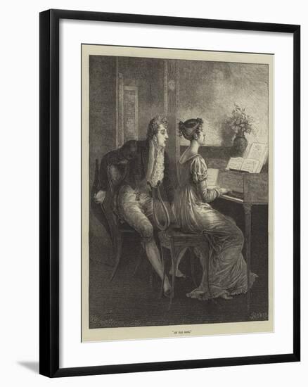 An Old Song-null-Framed Giclee Print