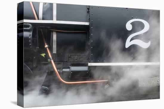 An Old Steam Train-Clive Nolan-Stretched Canvas