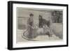 An Old Story-Sir Lawrence Alma-Tadema-Framed Giclee Print