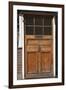 An Old Style Wooden Glass Door of a Residential House-Natalie Tepper-Framed Photo