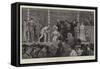 An Old-Time Show of Eighty Years Ago-Charles Green-Framed Stretched Canvas