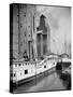 An Old Timer at C.T.T. Grain Elevator, Buffalo, N.Y.-null-Stretched Canvas